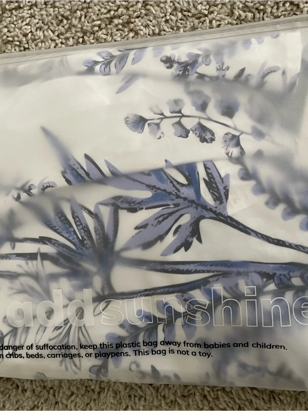 NWT Cupshe White Blue Floral Sleeveless Dress - Picture 7 of 11